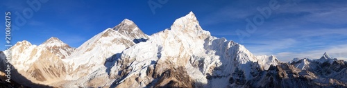 mount Everest sunset panoramic view