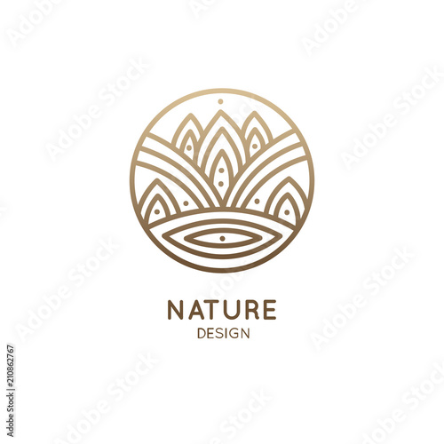 Nature linear logo