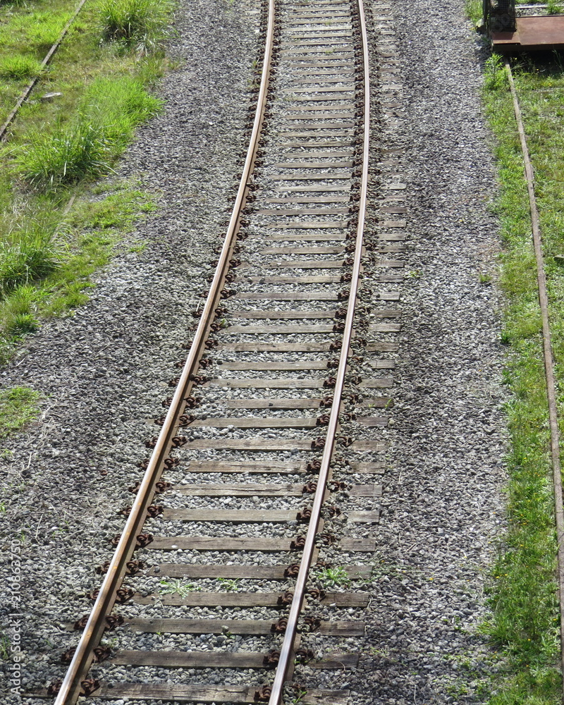 Fototapeta premium Linha de trem