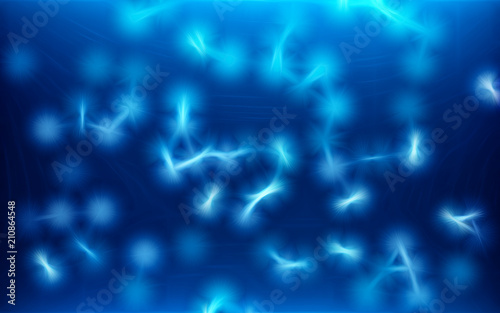 Blue abstract shiny glitter background. Art and Decoration concept. Holiday and New year theme.