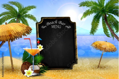 tropical vector background