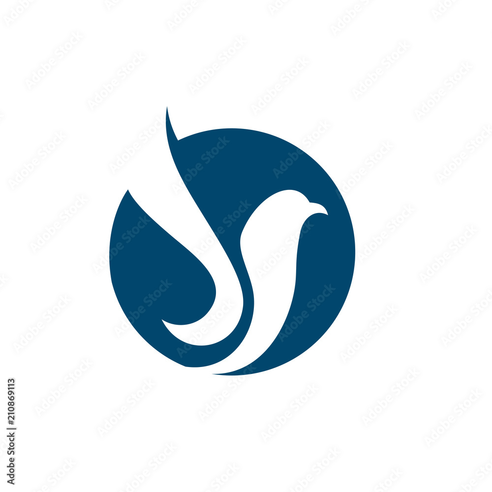 Obraz premium Bird Logo Template Design Vector