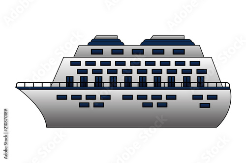 cruice ship isolated icon