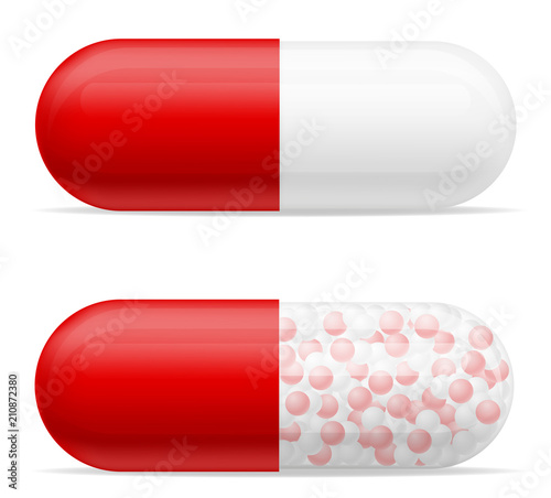 medical pills tablets for the treatment of diseases stock vector illustration