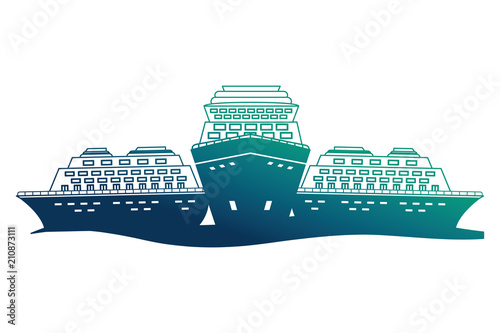 cruice ships isolated icon