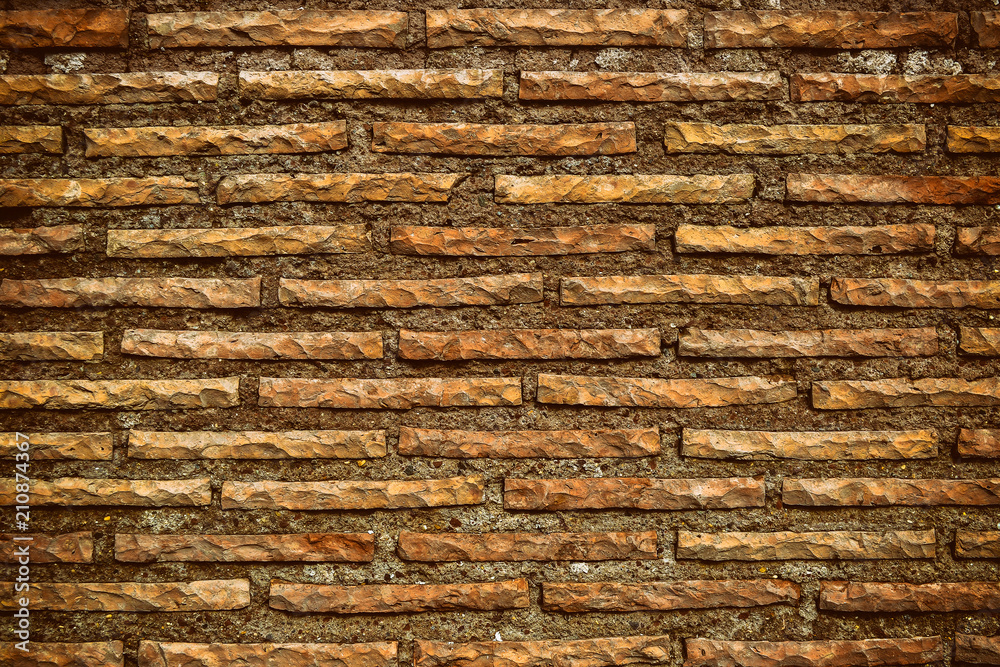 Ancient Roman brickwork. Bricks, Roman concrete, Rome.