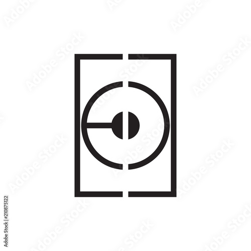 square with ED letter logo