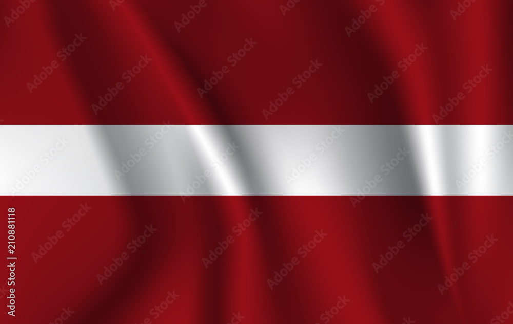 3D Waving Flag of Latvia 3D Waving Flag of Latvia