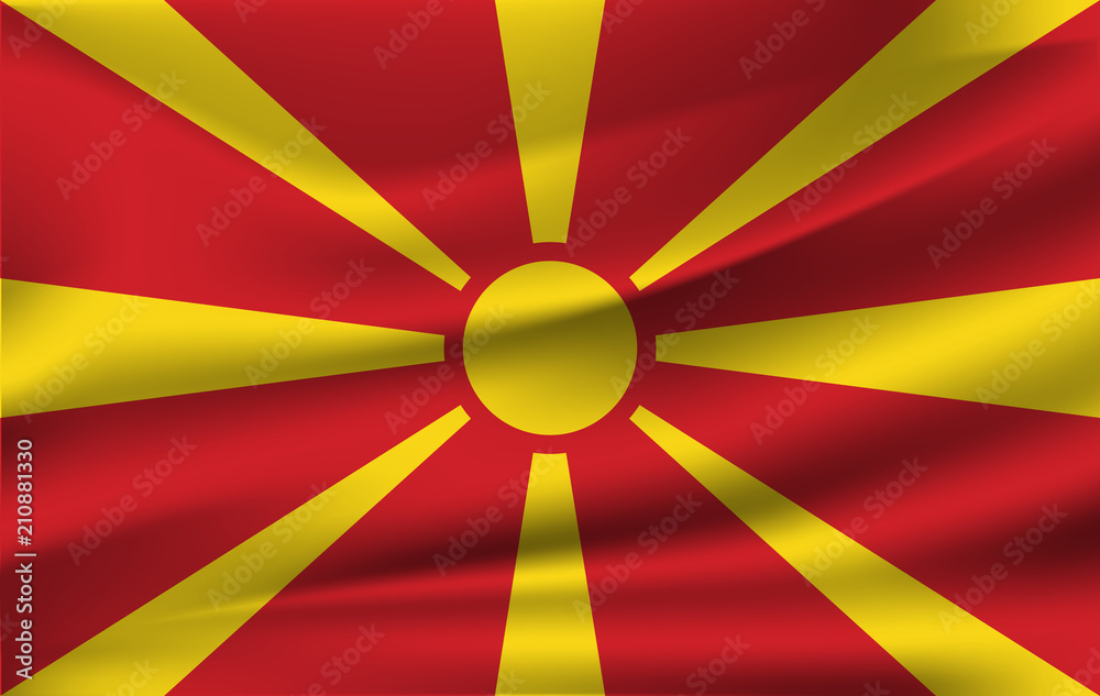 3D Waving Flag of Macedonia 3D Waving Flag of Macedonia