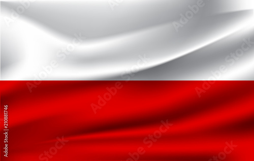 Free Download 3D Waving Flag of Poland - GFXLoad