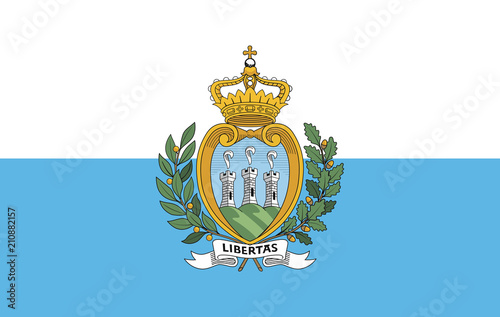 flag of San Marino. page symbol for your web site design San Marino flag logo, app, UI. San Marino flag illustration, .