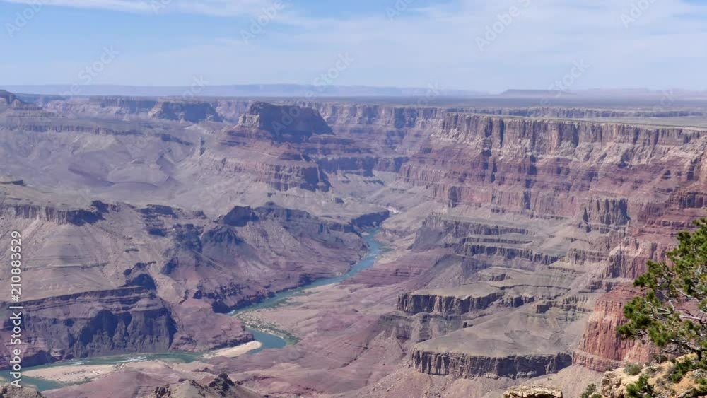Arizona, Grand Canyon, A view of the Colorado River at the bottom of the Grand Canyon Arizona, Grand Canyon, A view of the Colorado River at the bottom of the Grand Canyon