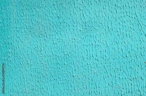 Blue Plaster Wall Texture. Empty Stucco Background. Decorative Gypsum Plaster Finishing Layer