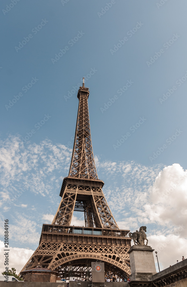 The Eiffel Tower, in Paris