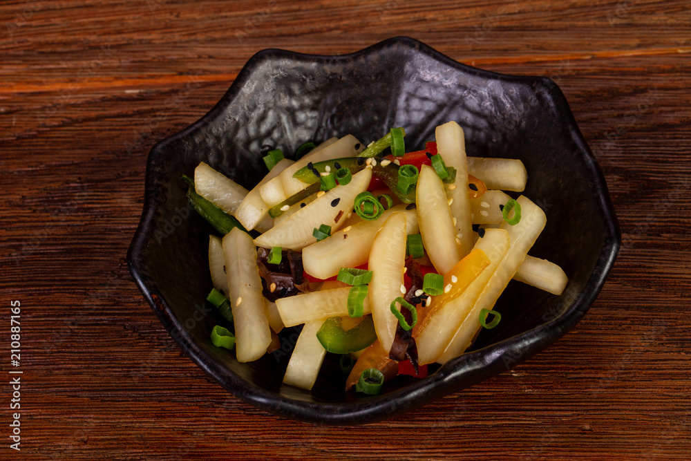 Japanese daikon salad Japanese daikon salad