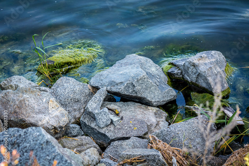 Naklejka Grupa dużych kamieni
