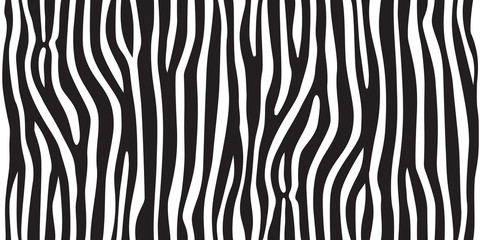 Papier peint photo Noir et blanc patrons Texture jungle zèbre noir blanc  © kimfoto1986