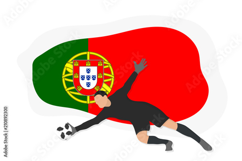 Portugal football team fifa world cup soccer 2018 championship © Maxchered