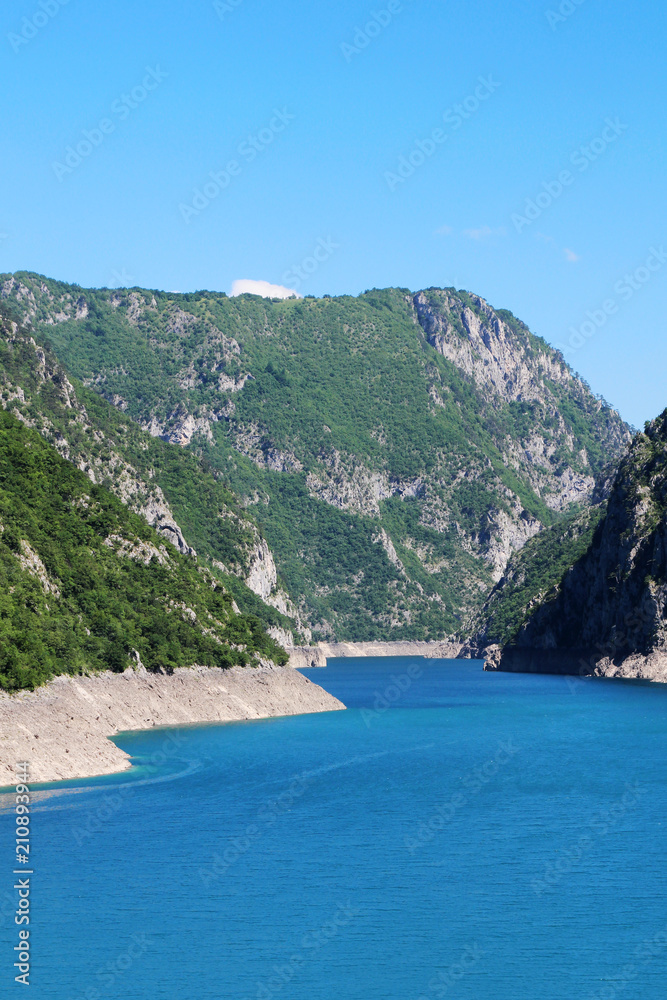 Piva Lake, Montenegro