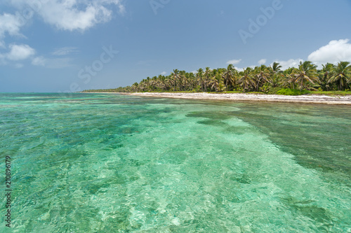 Caribbean beach near Punta Cana, Dominican Repuböic
