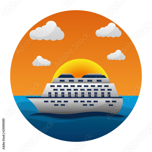 cruise ship travel ocean tropical vacation