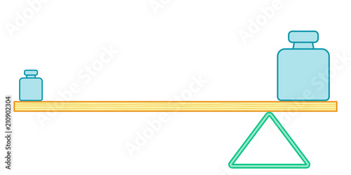 Lever balance illustration