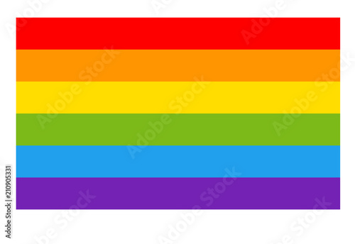 Pide flag. Color rainbow vector background, LGBT Lesbian gay bisexual transgender concept, Symbol