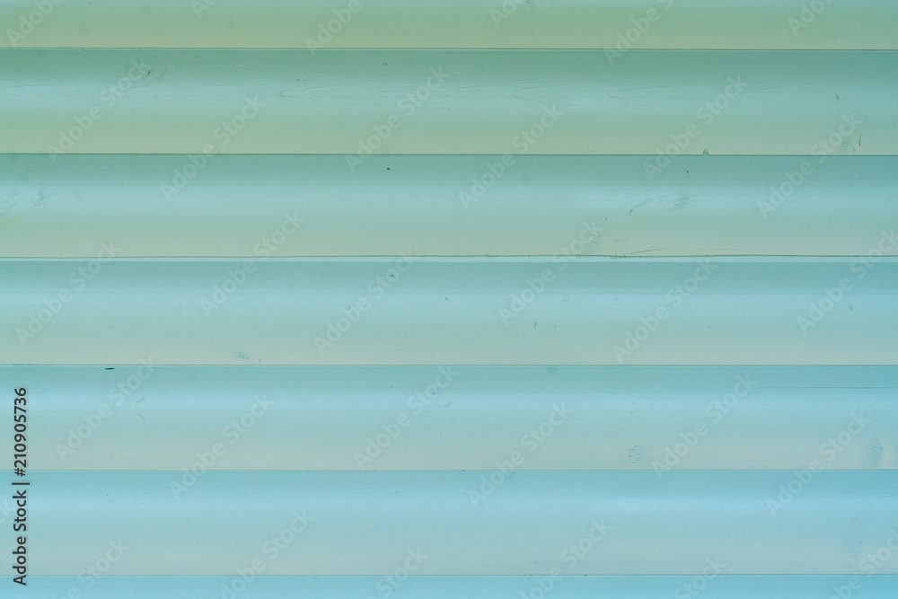 Fototapeta premium Wooden boards painted in green