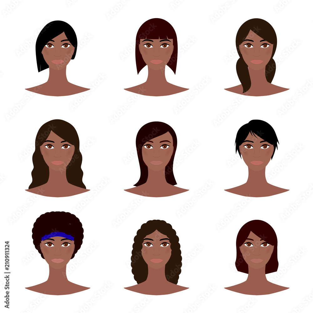 Free: Female Avatar Icon Vector Illustration 