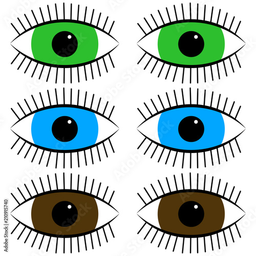 icon cartoon eyes