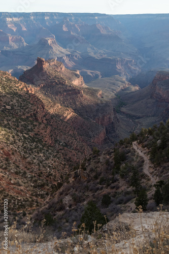 Bright Angel Trail at Grand Canyon National Park, Arizona, USA