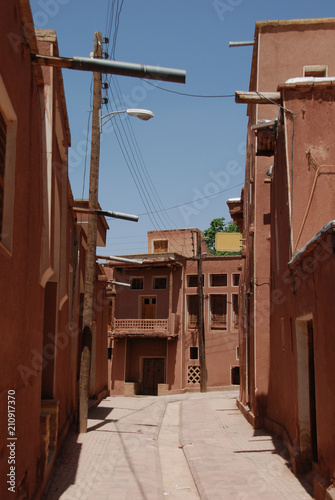 Alley in historic village Abyaneh