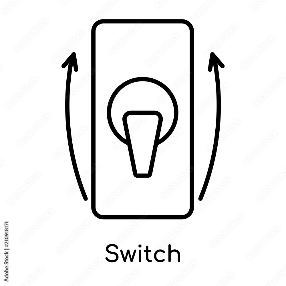 Switch icon vector sign and symbol isolated on white background, Switch logo concept Switch icon vector sign and symbol isolated on white background, Switch logo concept