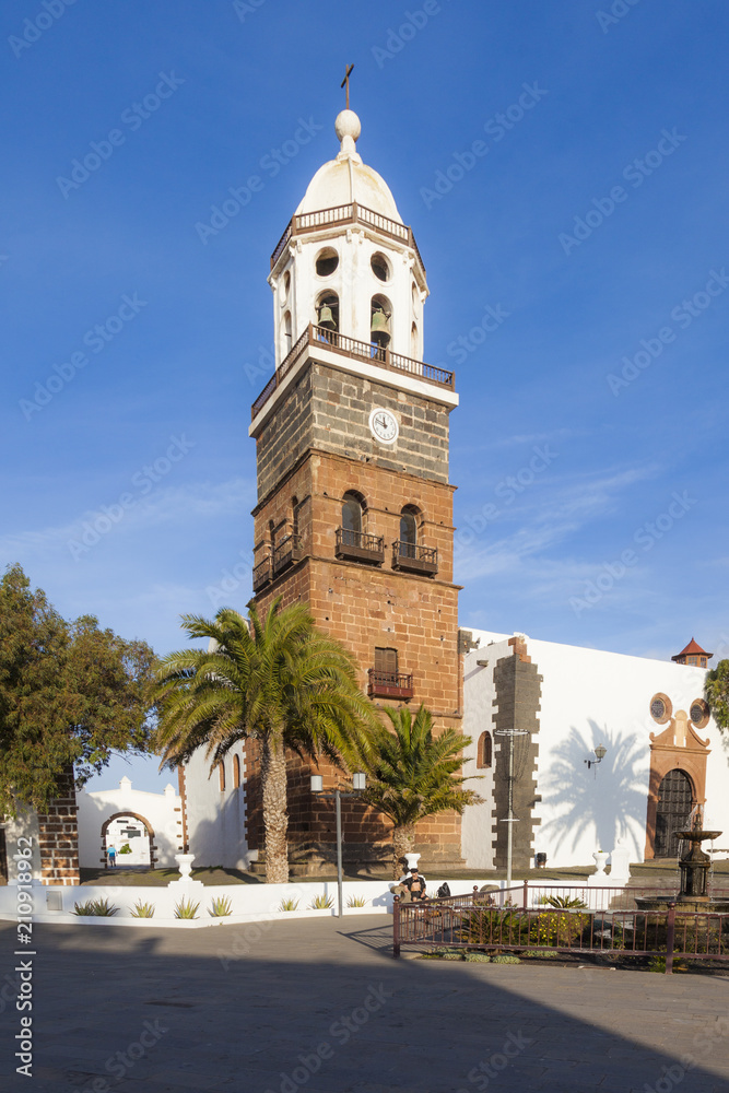 Belltower of the Iglesia San Miguel in Teguise