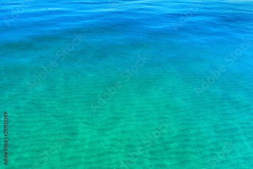 Surface of sea water
