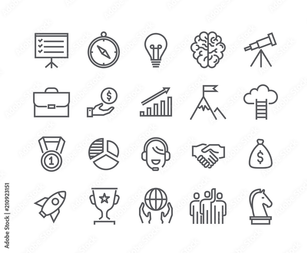 Editable simple line stroke vector icon set,Universal startup, Career, Misson, Teamwork, Business Awards and more. 48x48 Pixel Perfect. Editable simple line stroke vector icon set,Universal startup, Career, Misson, Teamwork, Business Awards and more. 48x48 Pixel Perfect.