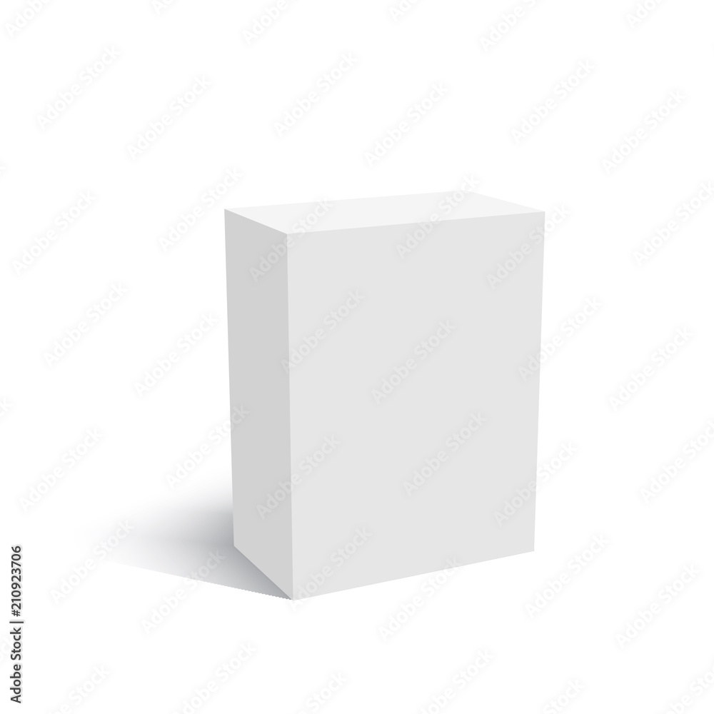 Blank of cardboard box mock up. Vector. Blank of cardboard box mock up. Vector.