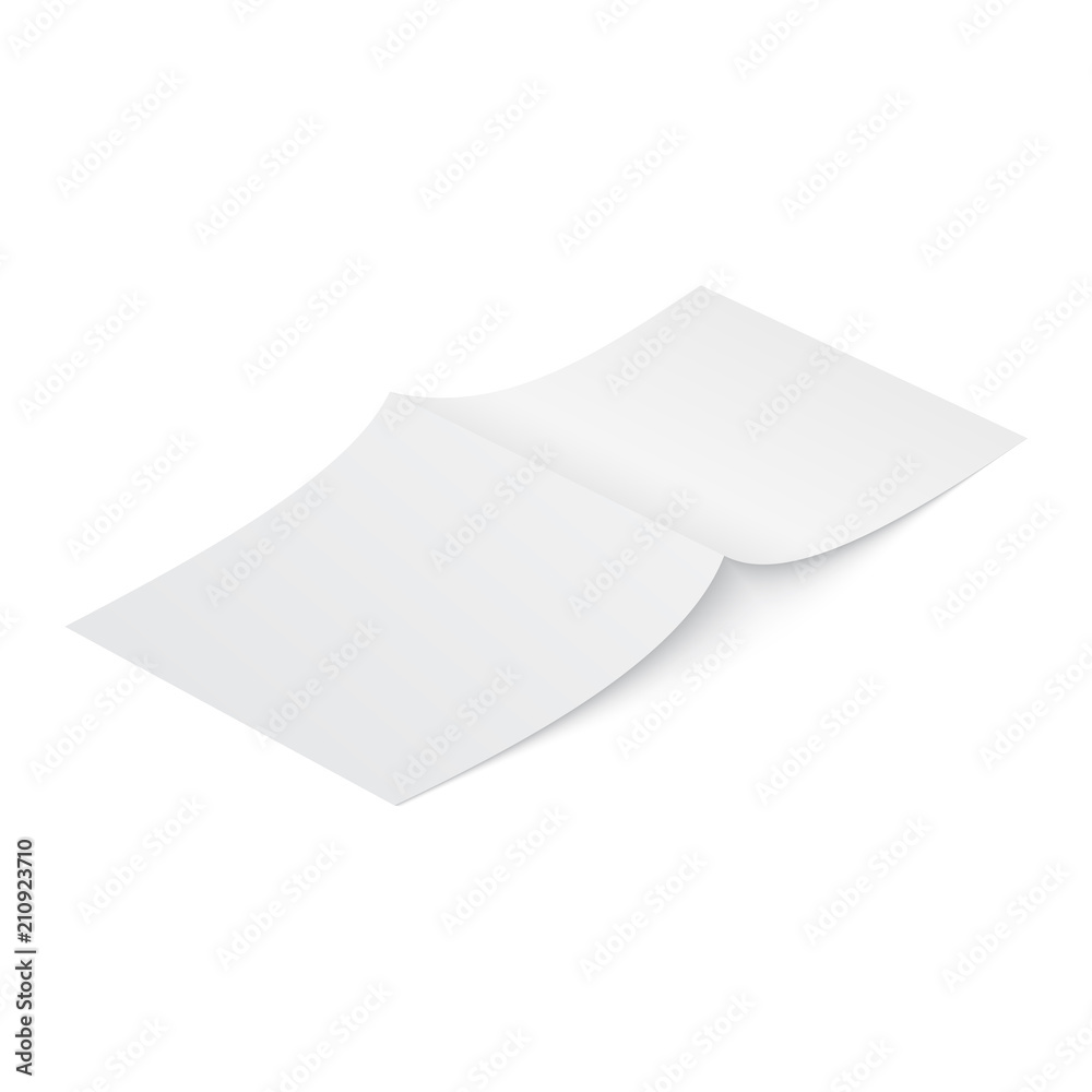 Mock up opened magazine, journal, booklet, postcard, flyer, business card or brochure . Vector Illustration Mock up opened magazine, journal, booklet, postcard, flyer, business card or brochure . Vector Illustration