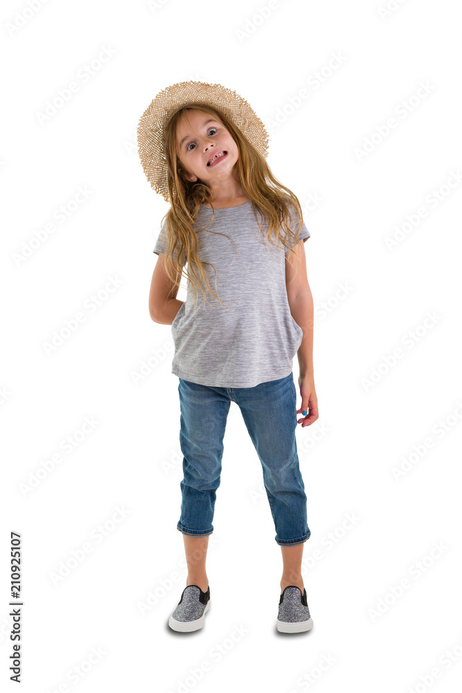 Impatient cute trendy little 6 year old girl Impatient cute trendy little 6 year old girl