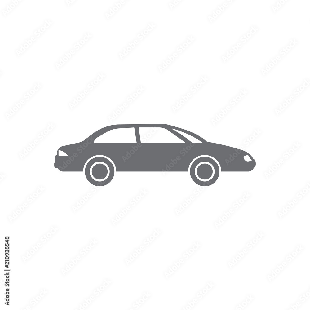 A car icon. Simple element illustration. A car symbol design from Transport collection set. Can be used for web and mobile