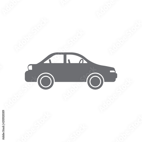 A car icon. Simple element illustration. A car symbol design from Transport collection set. Can be used for web and mobile