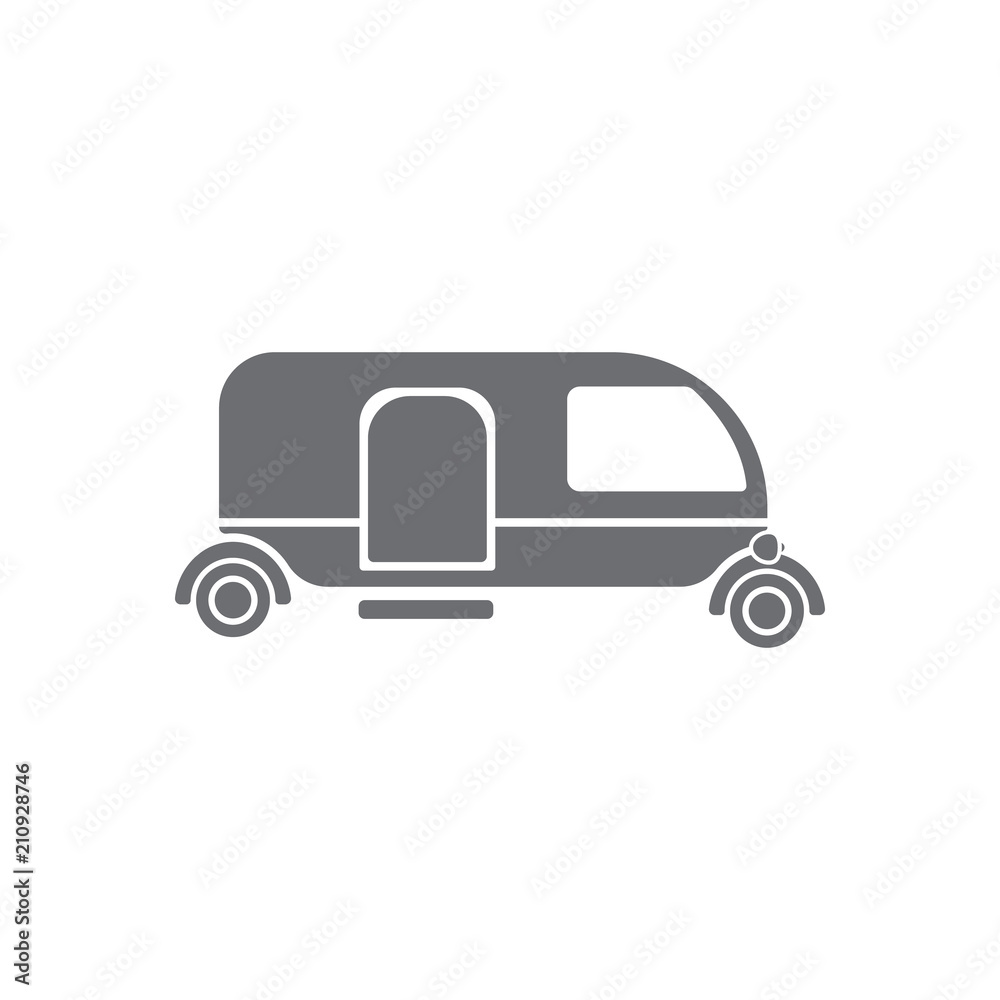 Motor home icon. Simple element illustration. Motor home symbol design from Transport collection set. Can be used for web and mobile
