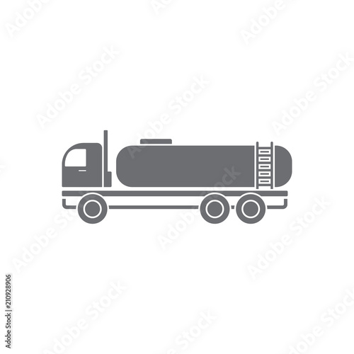 Truck with a tank icon. Simple element illustration. Truck with a tank symbol design from Transport collection set. Can be used for web and mobile