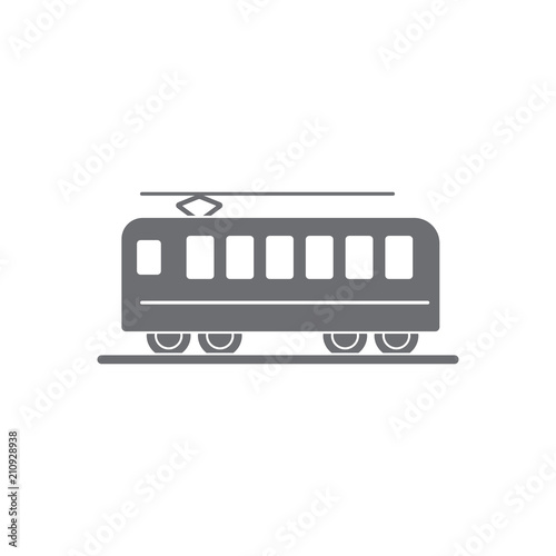 Tram icon. Simple element illustration. Tram symbol design from Transport collection set. Can be used for web and mobile
