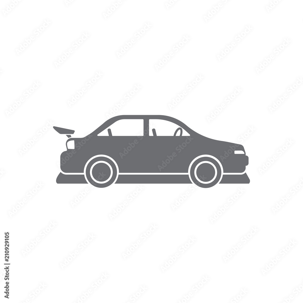 Sports car icon. Simple element illustration. Sports car symbol design from Transport collection set. Can be used for web and mobile