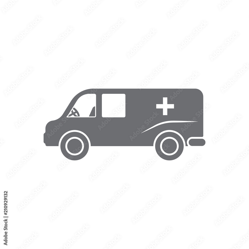 Ambulance icon. Simple element illustration. Ambulance symbol design from Transport collection set. Can be used for web and mobile Ambulance icon. Simple element illustration. Ambulance symbol design from Transport collection set. Can be used for web and mobile