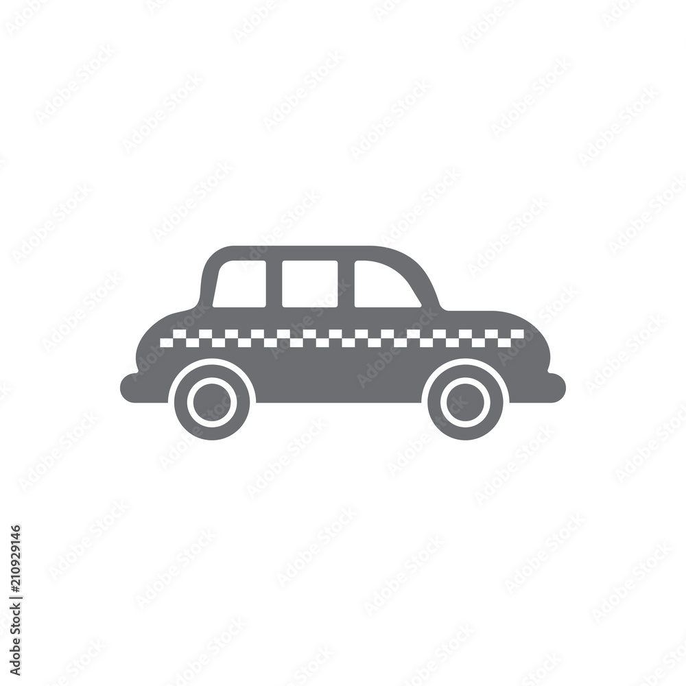 Taxi icon. Simple element illustration. Taxi symbol design from Transport collection set. Can be used for web and mobile