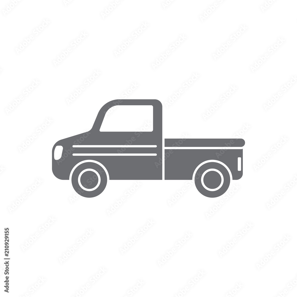 Pickup icon. Simple element illustration. Pickup symbol design from Transport collection set. Can be used for web and mobile