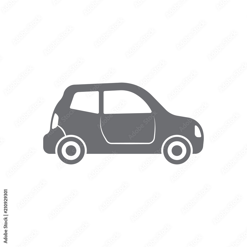 Small car icon. Simple element illustration. Small car symbol design from Transport collection set. Can be used for web and mobile
