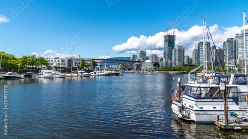 Downtown Vancouver, English Bay. British Columbia, Canada. photo